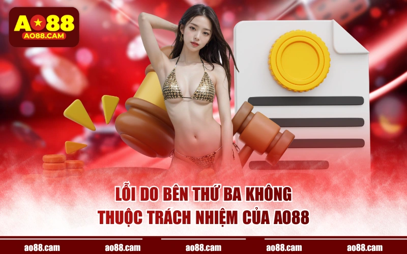 Lỗi do bên thứ ba không thuộc trách nhiệm của AO88