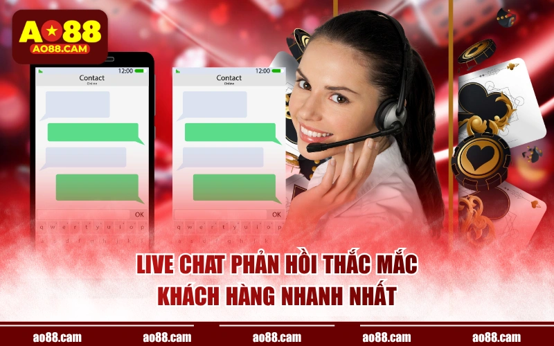 Live Chat phản hồi thắc mắc khách hàng nhanh nhất