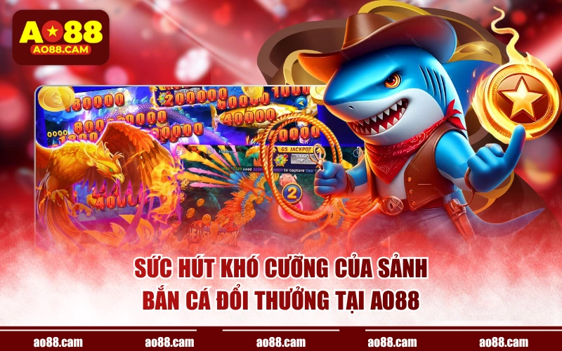 Sức hút khó cưỡng của sảnh bắn cá đổi thưởng tại AO88