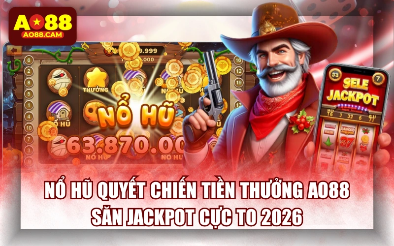 Nổ Hũ Quyết Chiến Tiền Thưởng AO88: Săn JackPot Cực To 2026