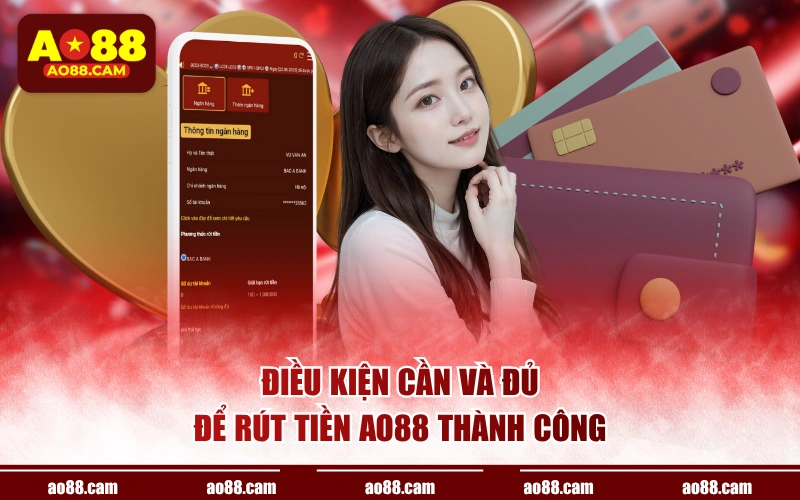 Điều kiện cần và đủ để rút tiền AO88 thành công