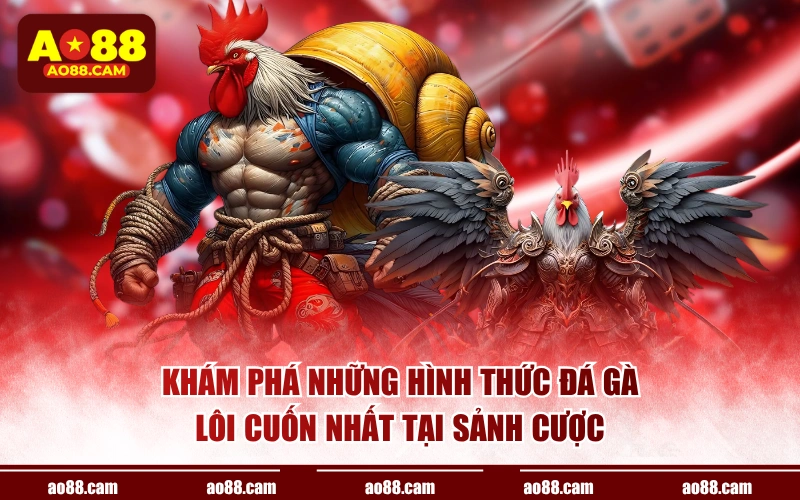 Khám phá những hình thức đá gà lôi cuốn nhất tại sảnh cược