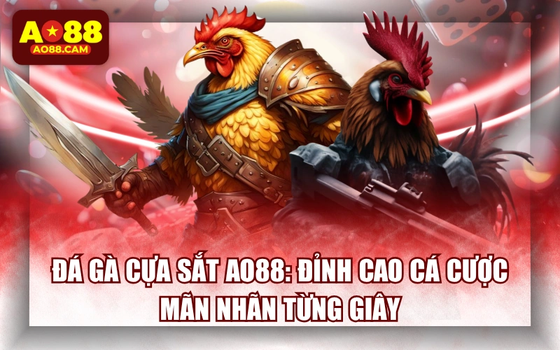 Đá Gà Cựa Sắt AO88: Đỉnh Cao Cá Cược & Mãn Nhãn Từng Giây