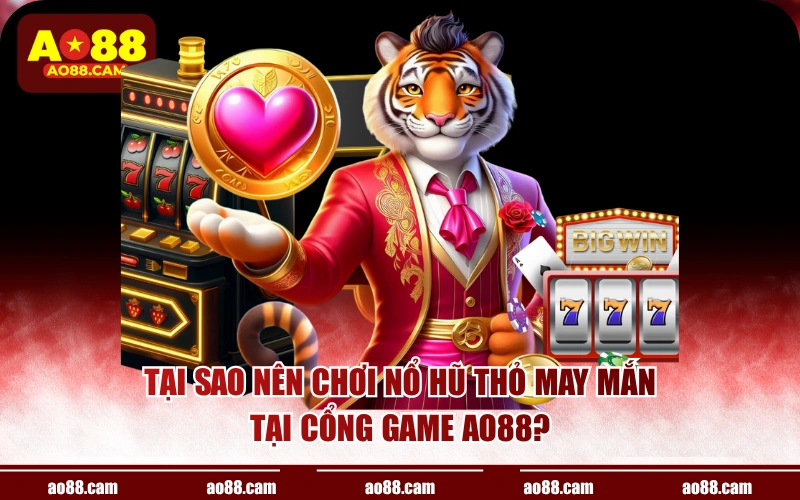 Tại sao nên chơi nổ hũ thỏ may mắn tại cổng game AO88?