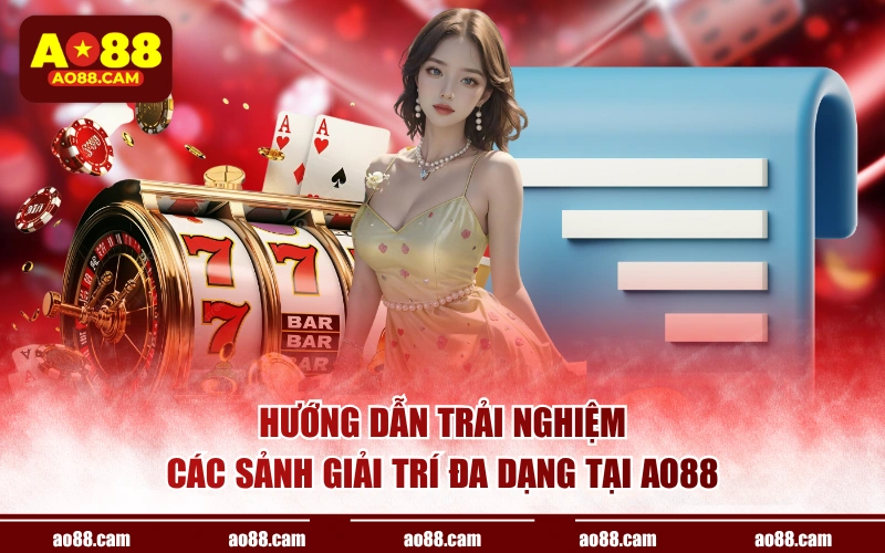 Hướng dẫn trải nghiệm các sảnh giải trí đa dạng tại AO88