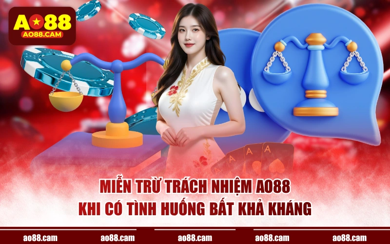 Miễn trừ trách nhiệm AO88 khi có tình huống bất khả kháng